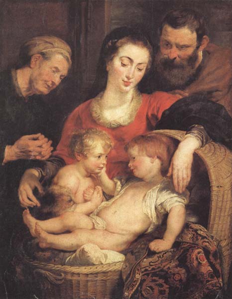 Peter Paul Rubens Holy Family with St.Elizabeth